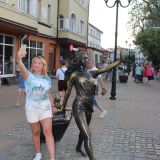 Куршская коса, фото отдыхающего в августе