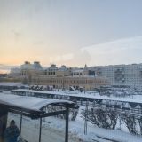 Нижний Новгород, фото отдыхающего в январе