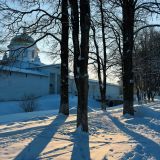 Печоры, фото отдыхающего в январе