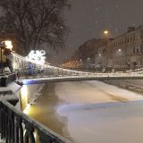 Санкт-Петербург, фото отдыхающего в январе