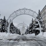 Казань, фото отдыхающего в январе