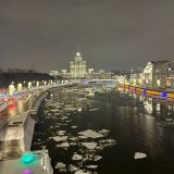 Москва, фото отдыхающего в январе