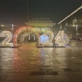 Москва, фото отдыхающего в январе