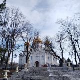 Пятигорск, фото отдыхающего в феврале