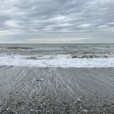 Адлер, фото отдыхающего в феврале