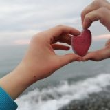 Адлер, фото отдыхающего в феврале