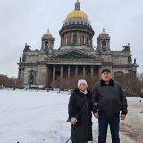 Санкт-Петербург, фото отдыхающего в январе