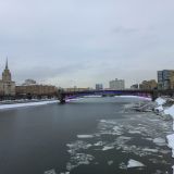 Москва, фото отдыхающего в феврале