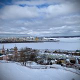 Нижний Новгород, фото отдыхающего в марте