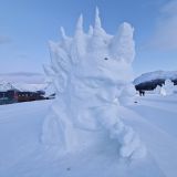 Кировск (Мурманская область), фото отдыхающего в марте