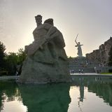 Волгоград, фото отдыхающего в апреле