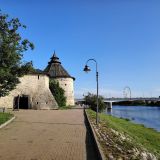 Псков, фото отдыхающего в августе