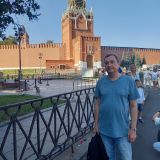 Москва, фото отдыхающего в августе