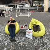 Адлер, фото отдыхающего в октябре