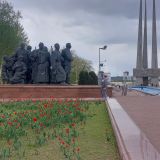 Витебск, фото отдыхающего в апреле