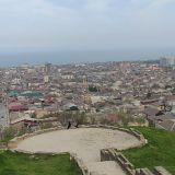 Каспийское море, фото отдыхающего в апреле