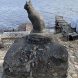 Горьковское водохранилище, фото отдыхающего в апреле