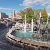 Москва, фото отдыхающего в мае