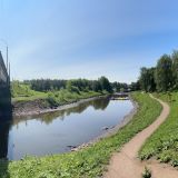 Рыбинское водохранилище, фото отдыхающего в мае