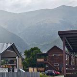 Горнолыжные курорты России, фото отдыхающего в июле