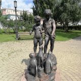 Омск, фото отдыхающего в июле