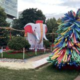 Москва, фото отдыхающего в июне