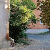 Вид от входа в отель