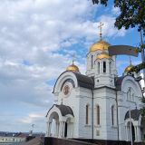Куйбышевское водохранилище, фото отдыхающего в августе
