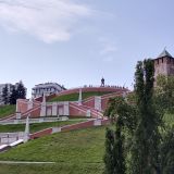 Нижний Новгород, фото отдыхающего в августе