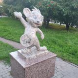 Река Обь, фото отдыхающего в августе
