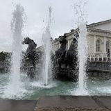 Москва, фото отдыхающего в сентябре