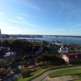 Река Волга, фото отдыхающего в сентябре