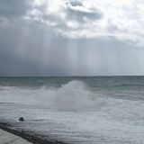 Сочинский район, фото отдыхающего в сентябре