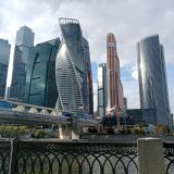 Москва, фото отдыхающего в сентябре