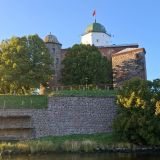 Выборг, фото отдыхающего в сентябре