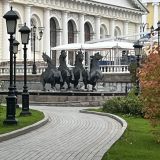 Новая Москва, фото отдыхающего в октябре