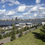 Казань, фото отдыхающего в сентябре