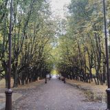 Минск, фото отдыхающего в октябре