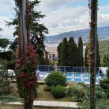 Вид с террасы ресторана.