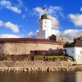 Выборг, фото отдыхающего в октябре