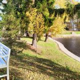Выборг, фото отдыхающего в октябре