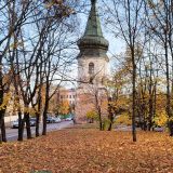 Выборг, фото отдыхающего в октябре