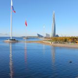Санкт-Петербург, фото отдыхающего в октябре