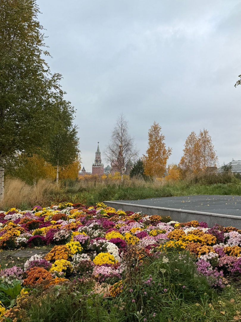 Средняя полоса России, фото отдыхающего в октябре