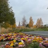 Москва, фото отдыхающего в октябре