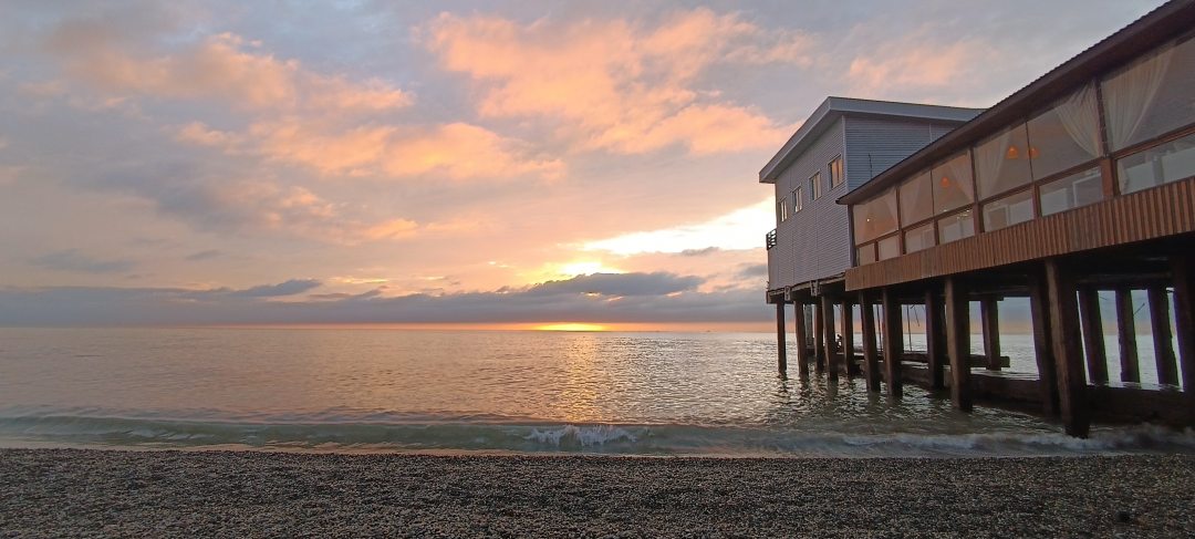 Юг России, фото отдыхающего в октябре