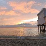 Адлер, фото отдыхающего в октябре