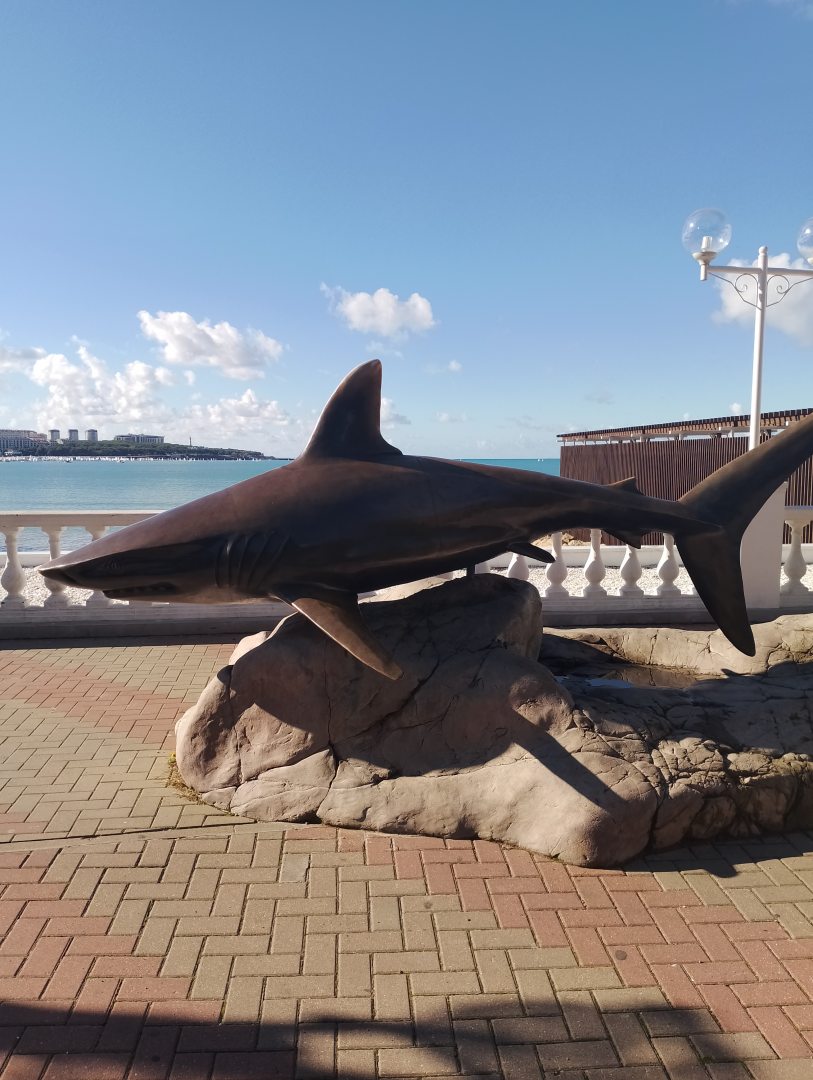 Юг России, фото отдыхающего в октябре