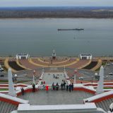 Река Ока, фото отдыхающего в ноябре