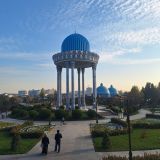 Ташкент, фото отдыхающего в ноябре